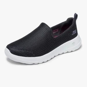Skechers Women’s Go Walk Joy Black Mesh Slip-On Sneakers